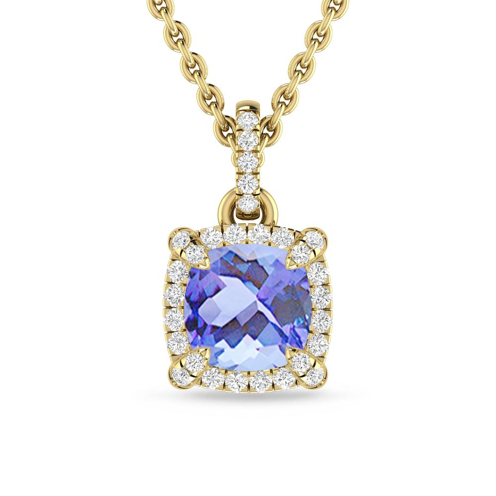 Yellow Gold - Tanzanite