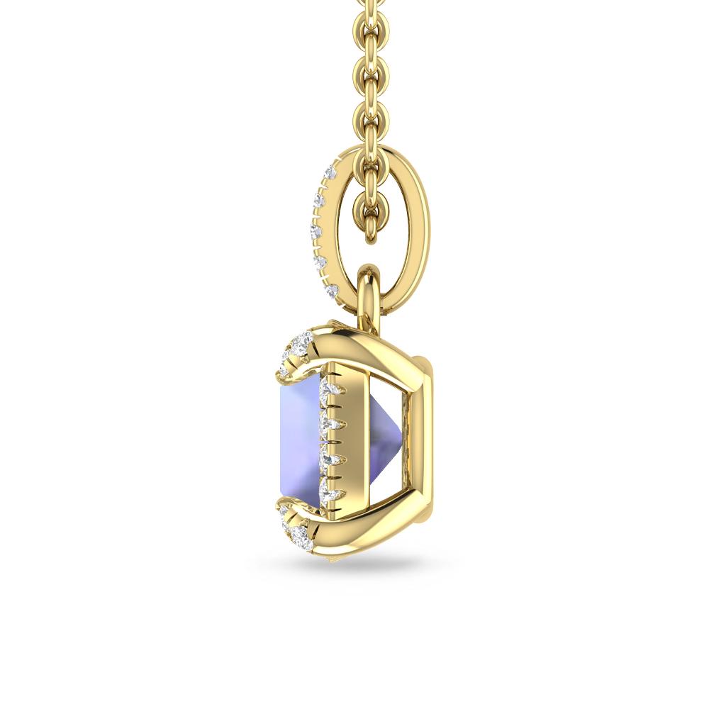 Yellow Gold - Tanzanite