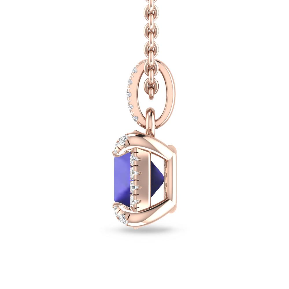 Rose Gold - Tanzanite