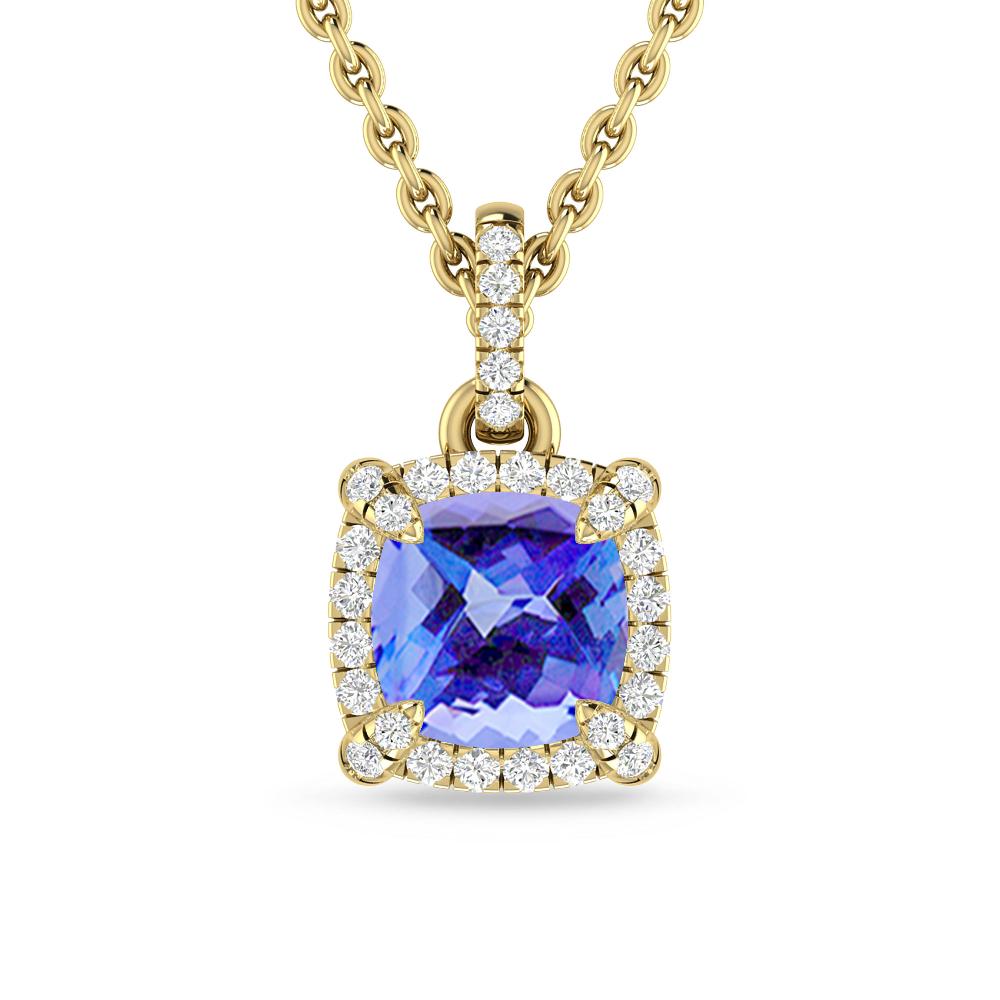 Yellow Gold - Tanzanite