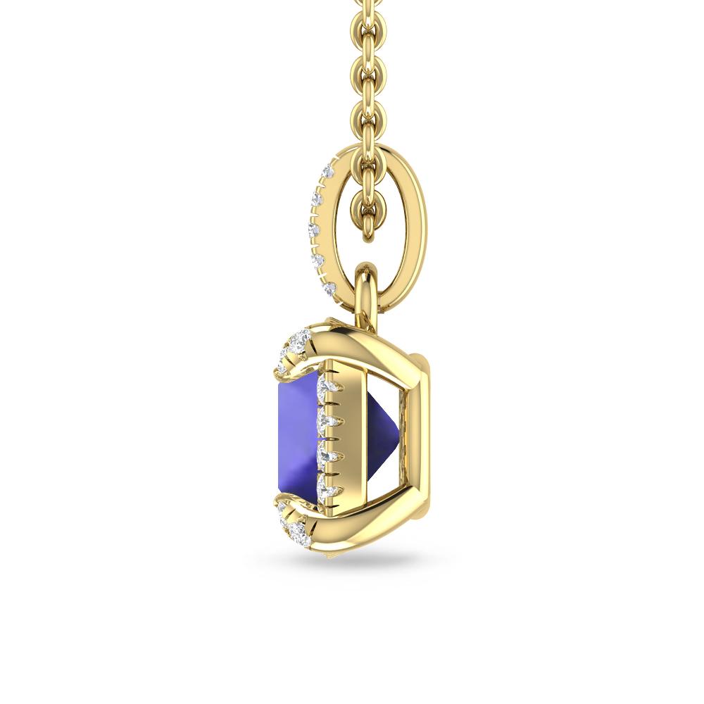 Yellow Gold - Tanzanite