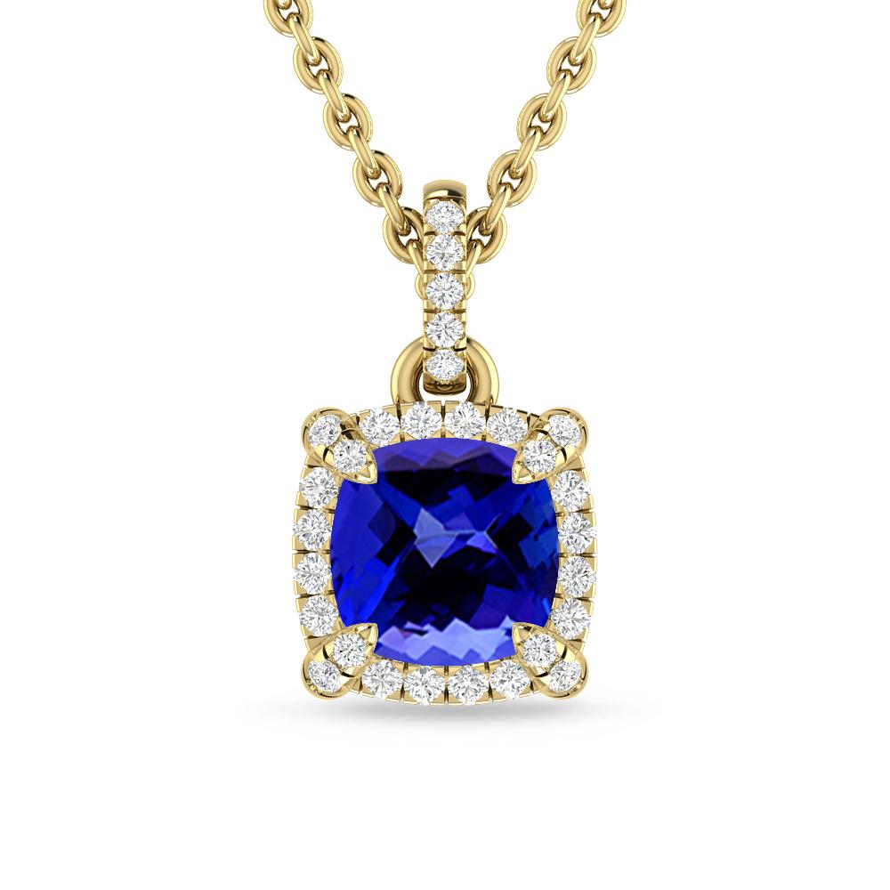 Yellow Gold - Tanzanite