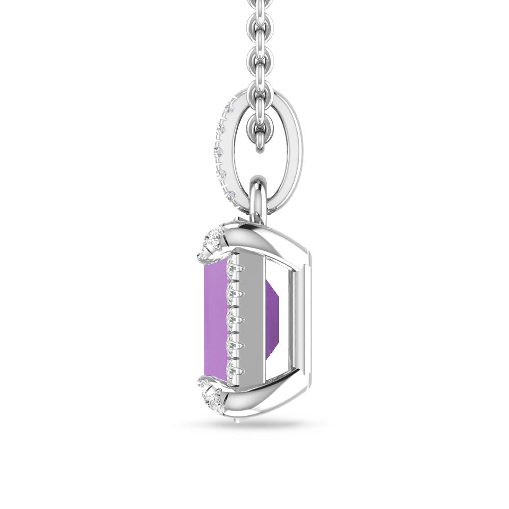 White Gold - Amethyst