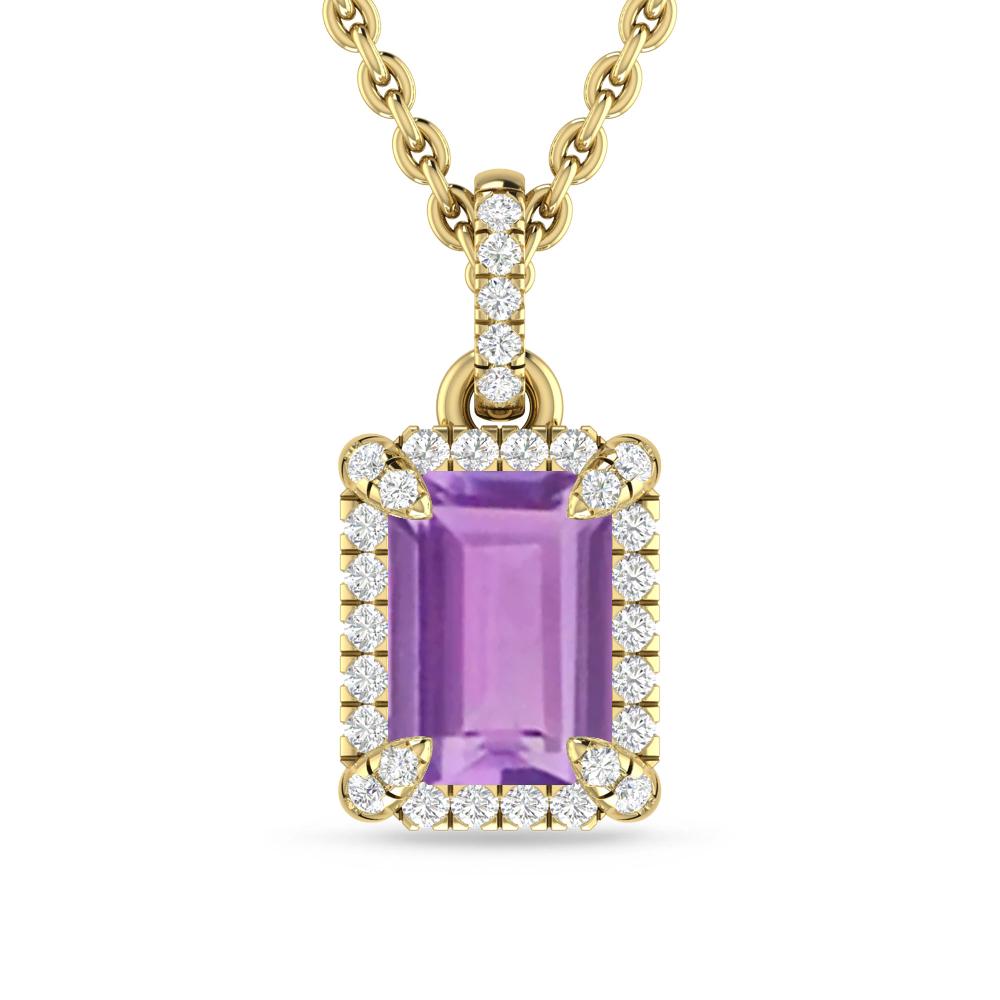 Yellow Gold - Amethyst