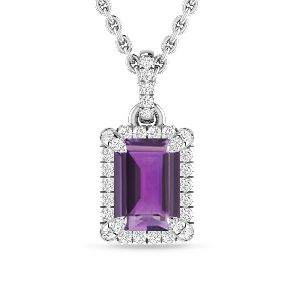 White Gold - Amethyst