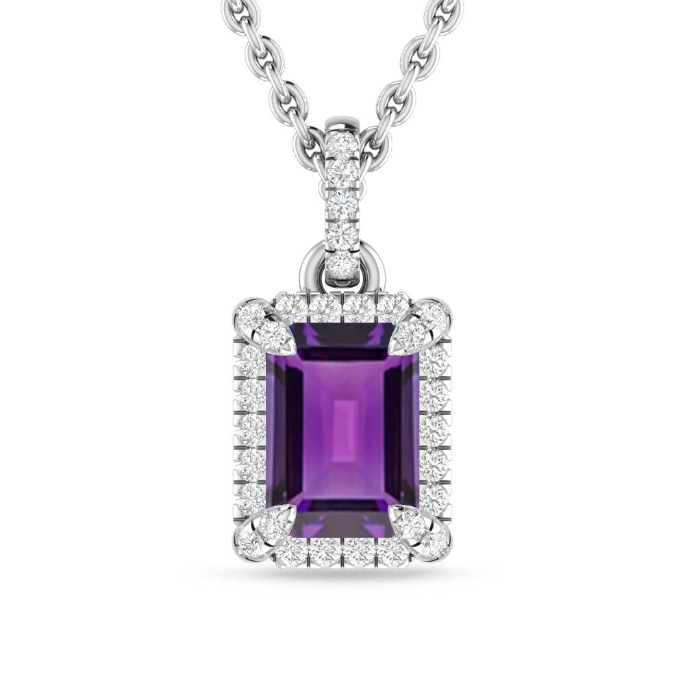 White Gold - Amethyst