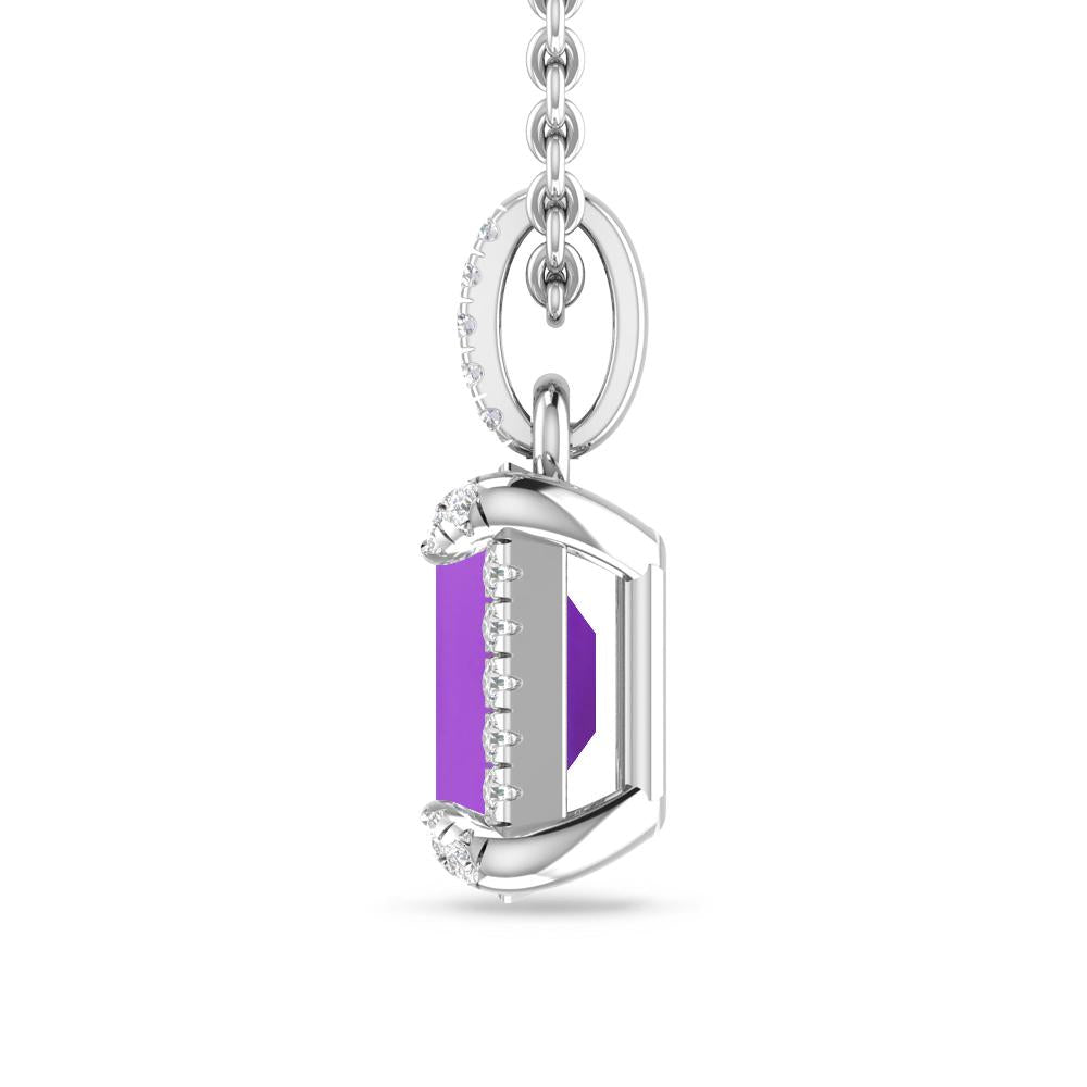 White Gold - Amethyst