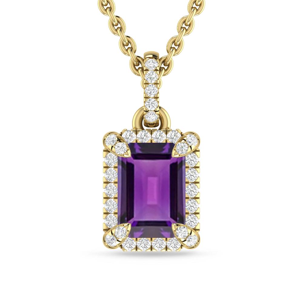 Yellow Gold - Amethyst