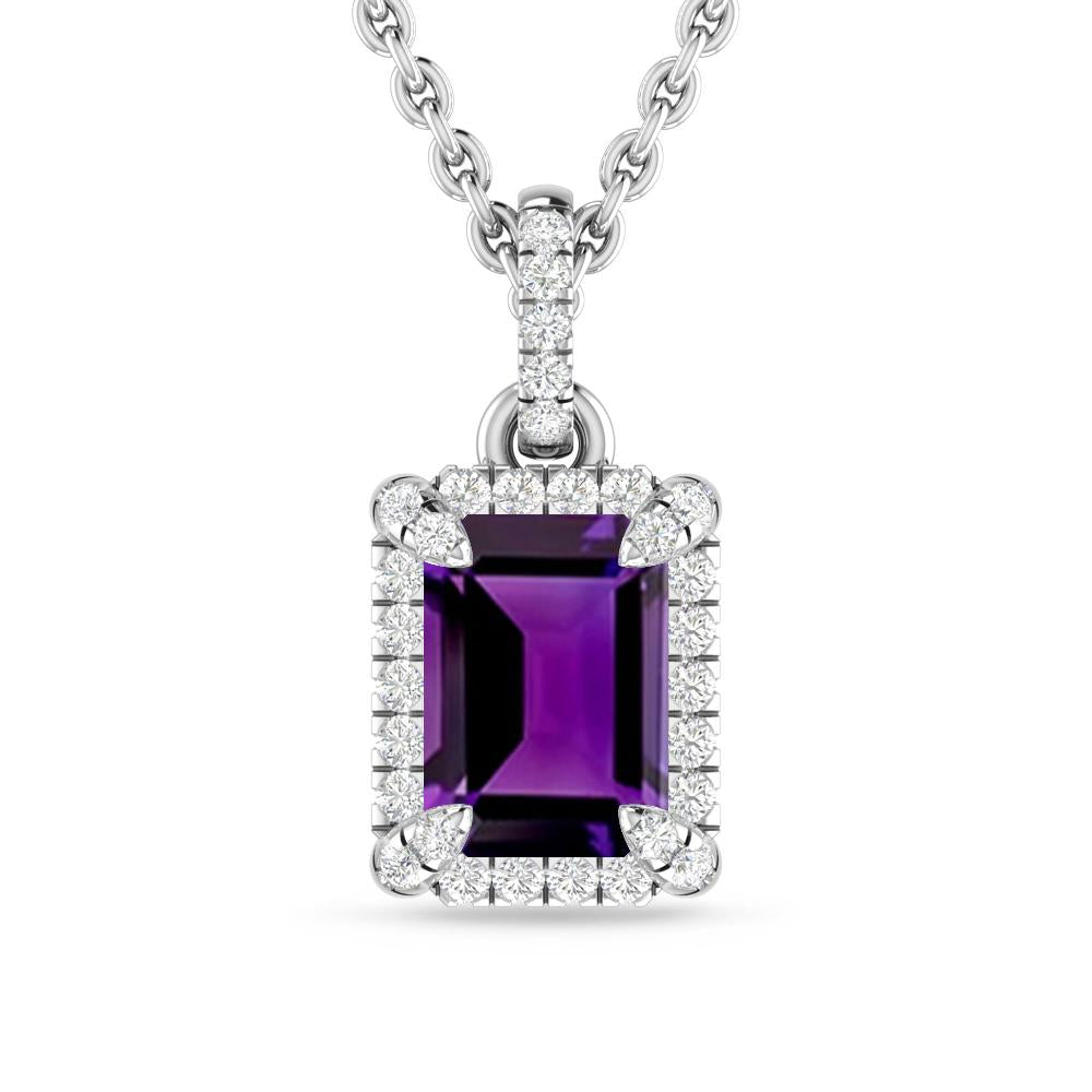 White Gold - Amethyst