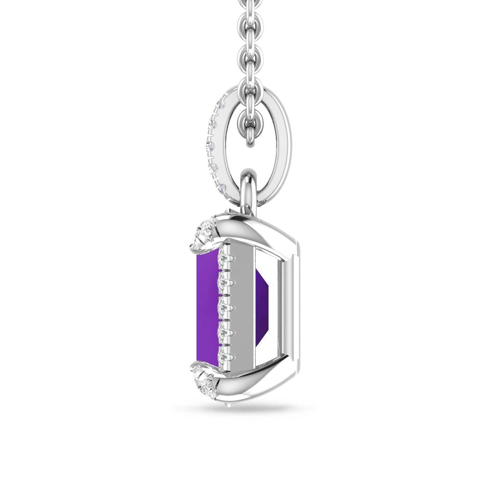 White Gold - Amethyst