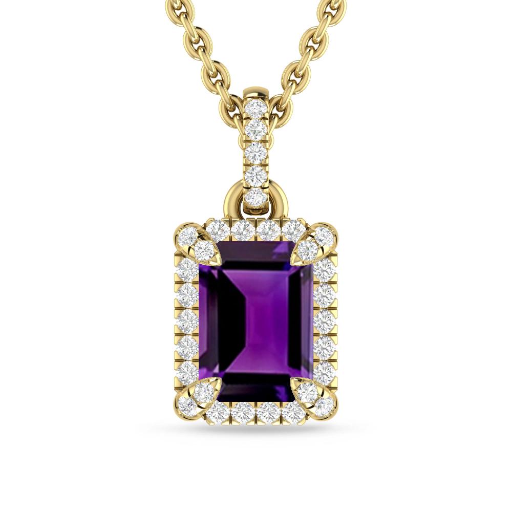 Yellow Gold - Amethyst