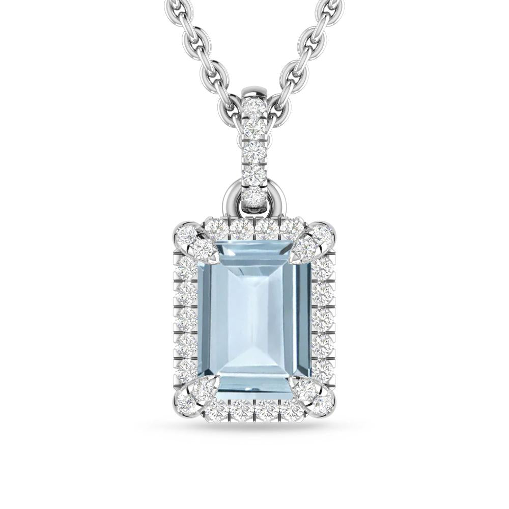 White Gold - Aquamarine