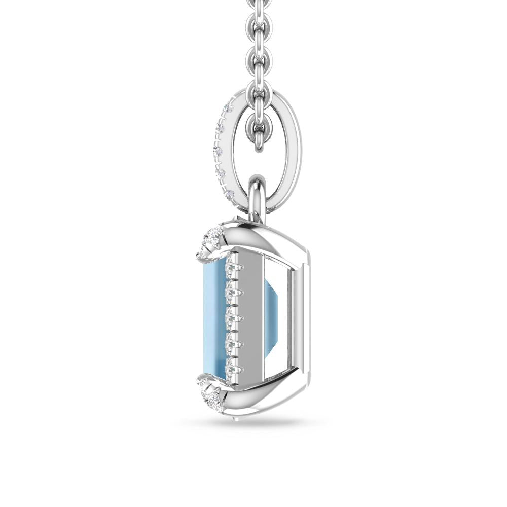 White Gold - Aquamarine