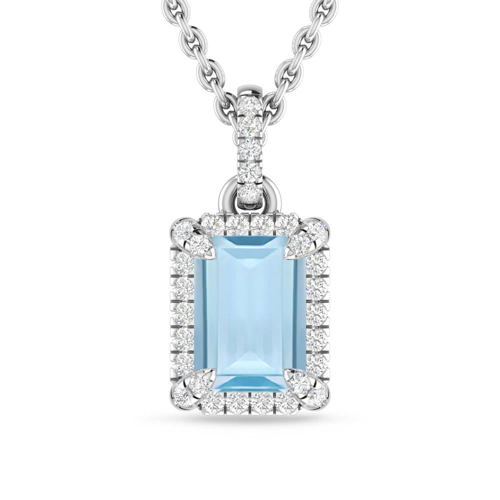 White Gold - Aquamarine