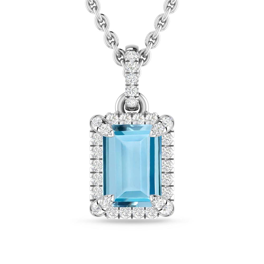 White Gold - Aquamarine