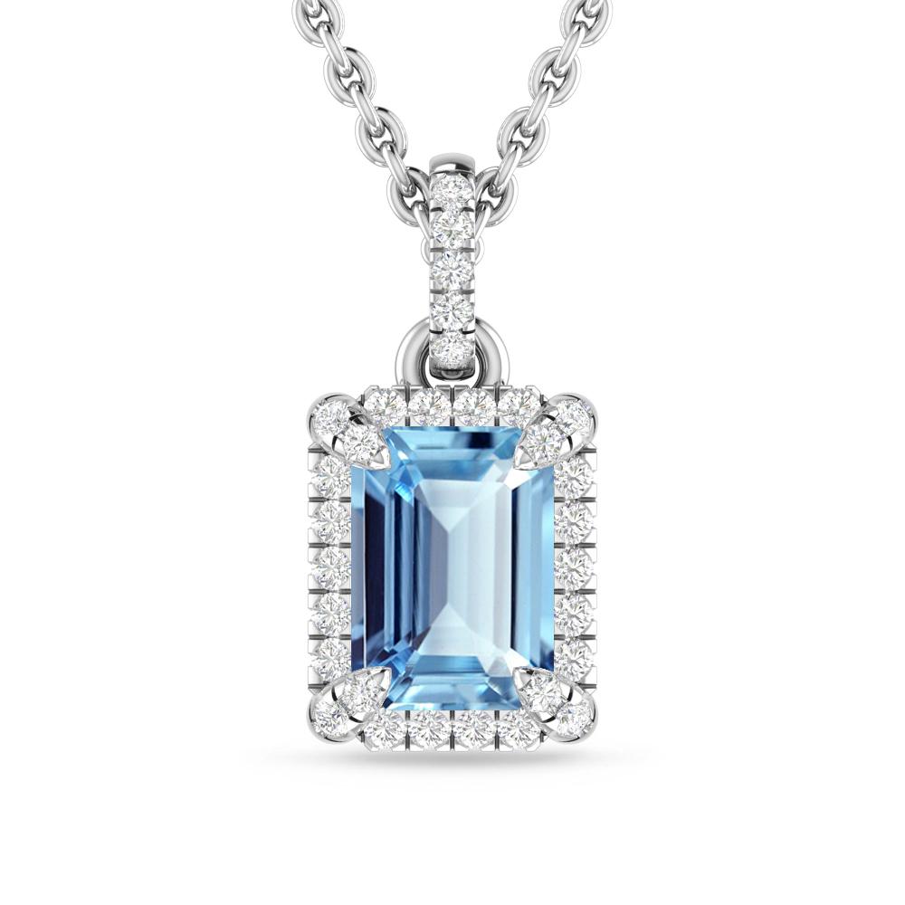 White Gold - Aquamarine