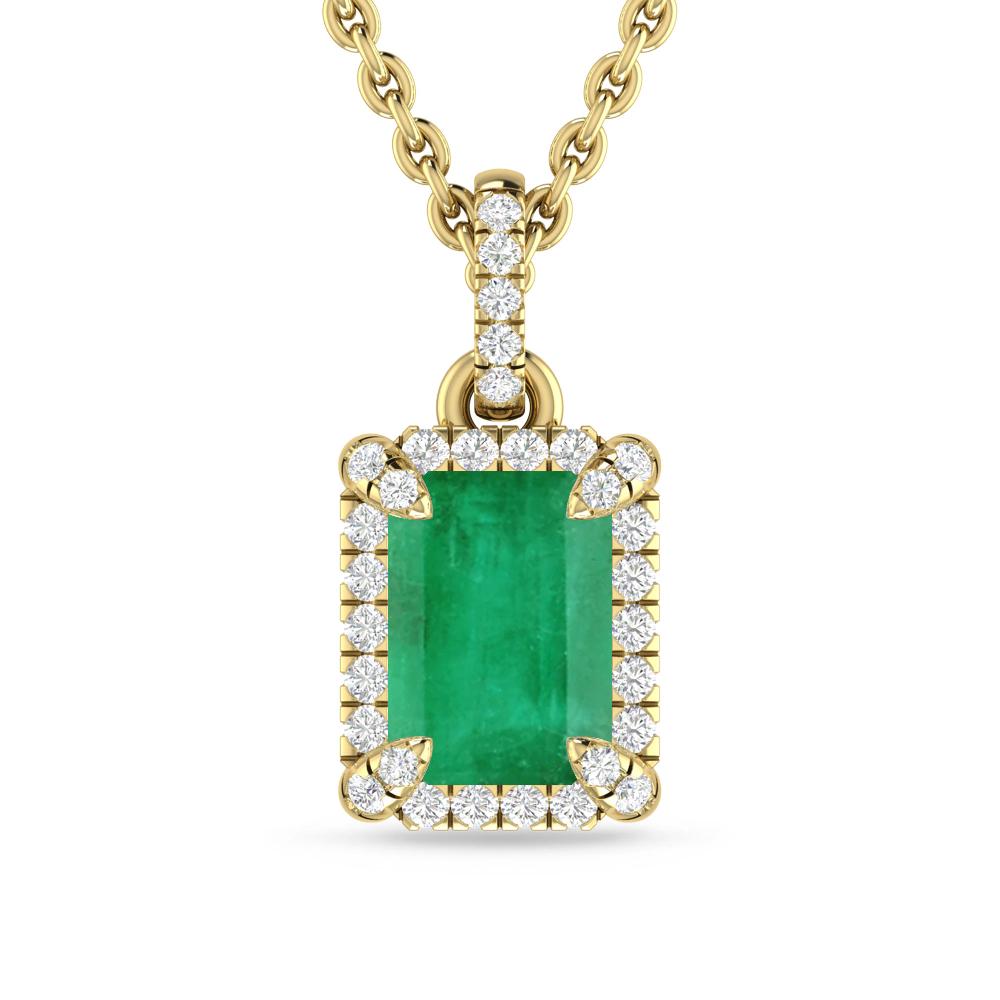 Yellow Gold - Emerald