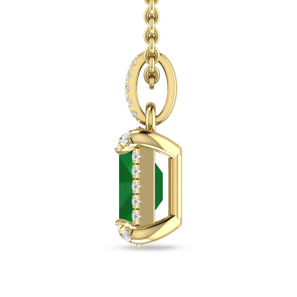 Yellow Gold - Emerald