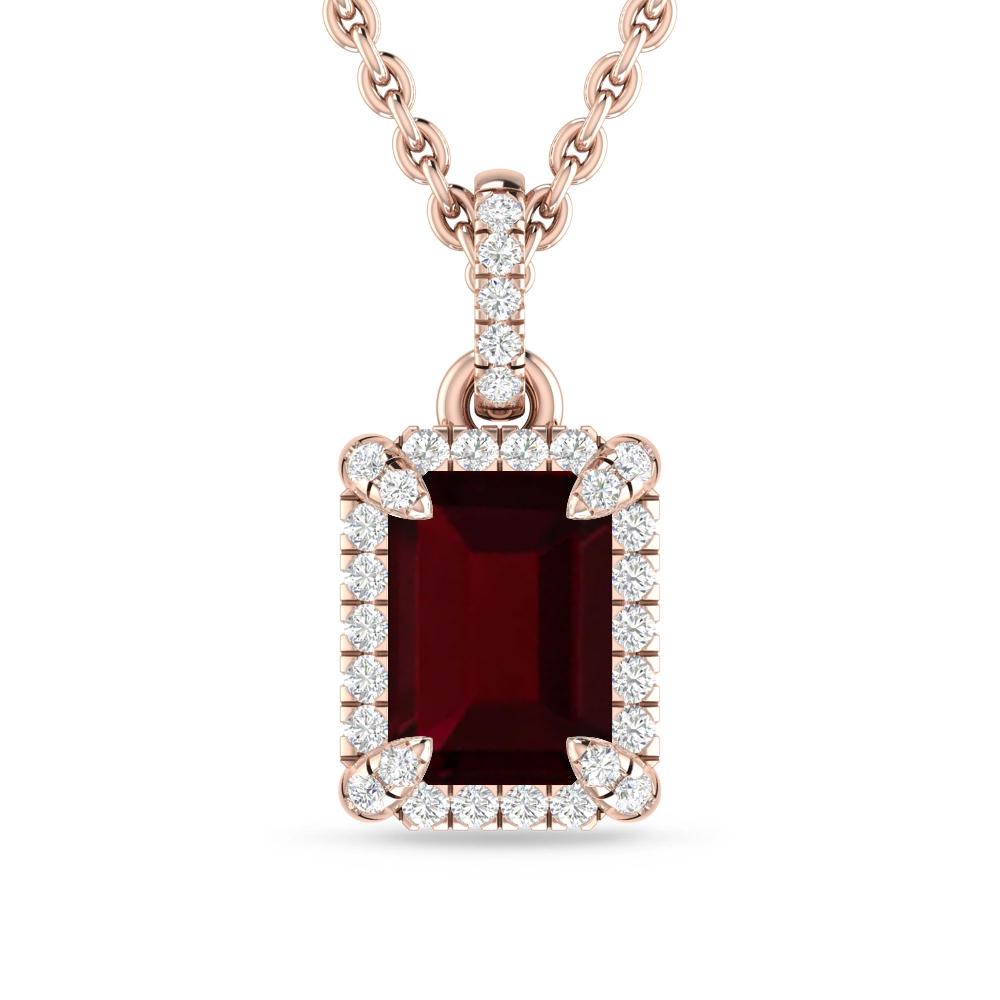 Rose Gold - Garnet