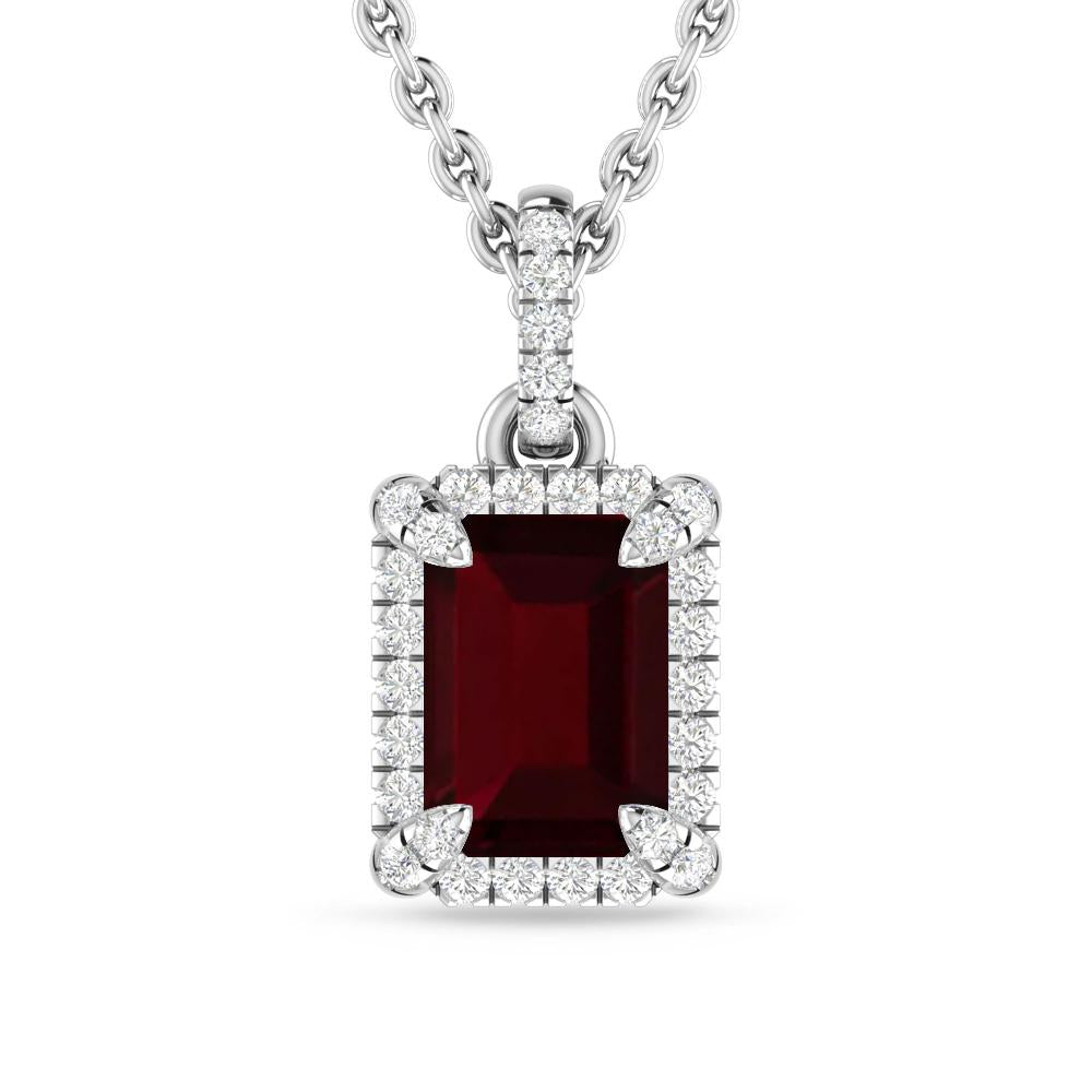 White Gold - Garnet