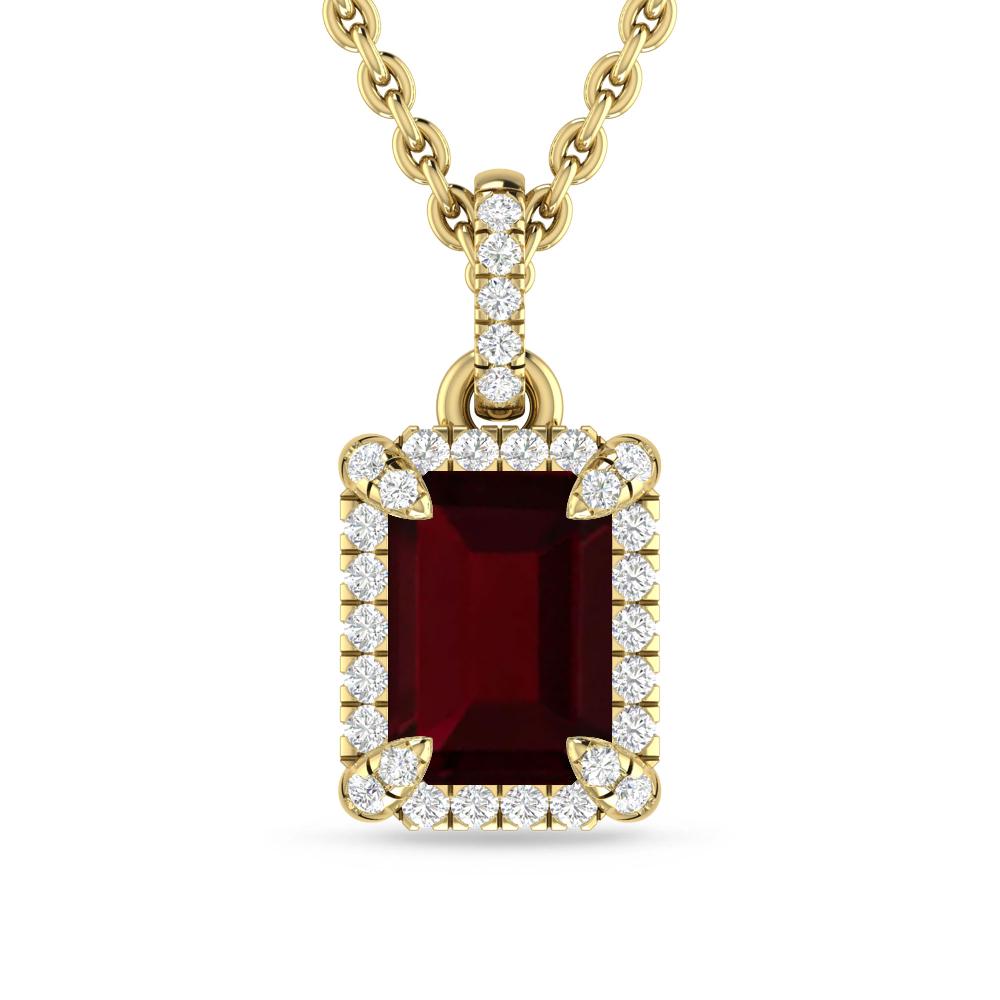 Yellow Gold - Garnet