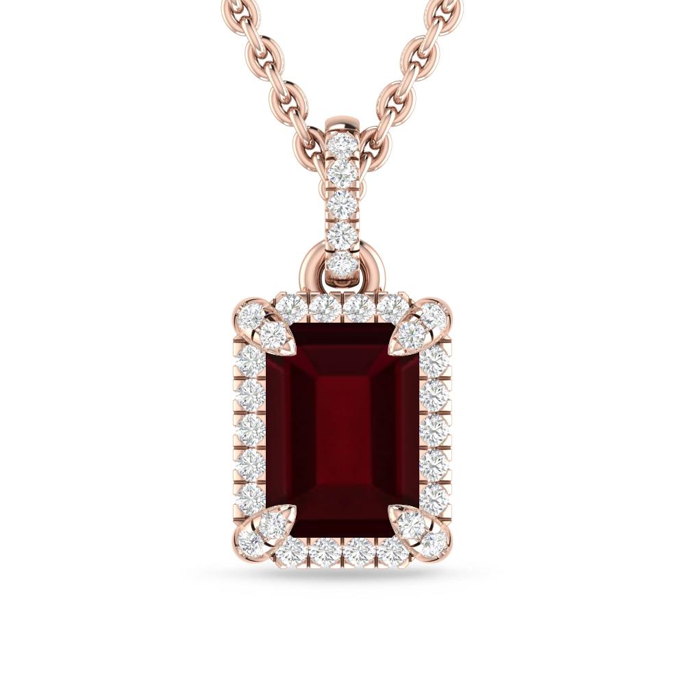 Rose Gold - Garnet