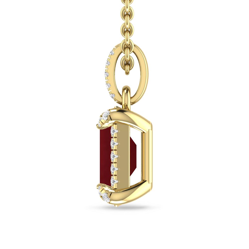 Yellow Gold - Garnet