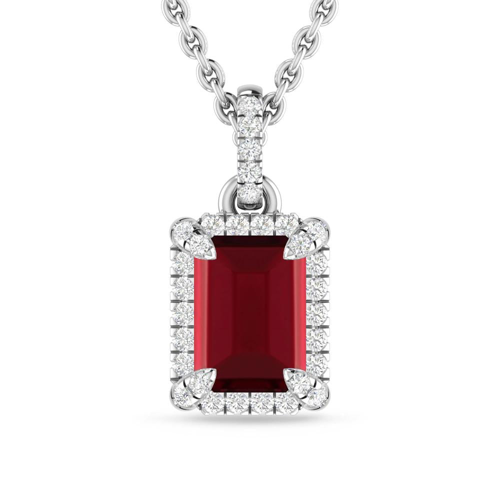 White Gold - Garnet