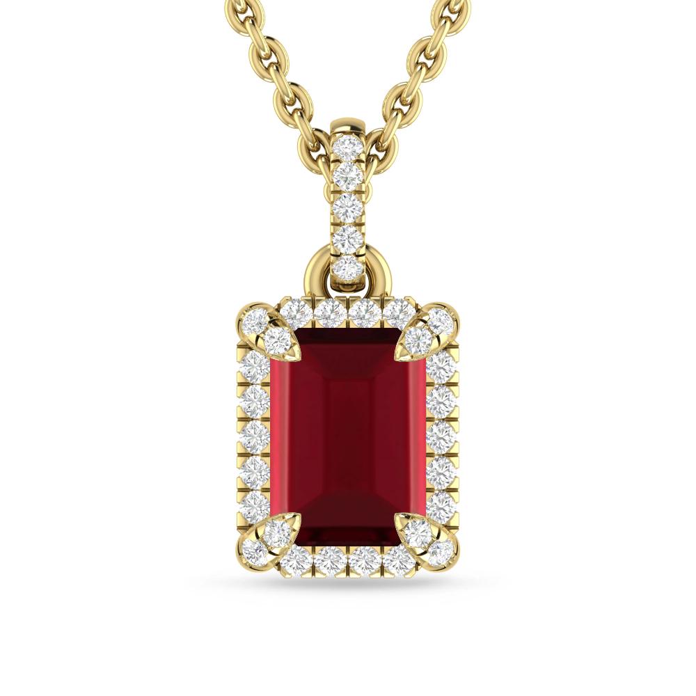 Yellow Gold - Garnet