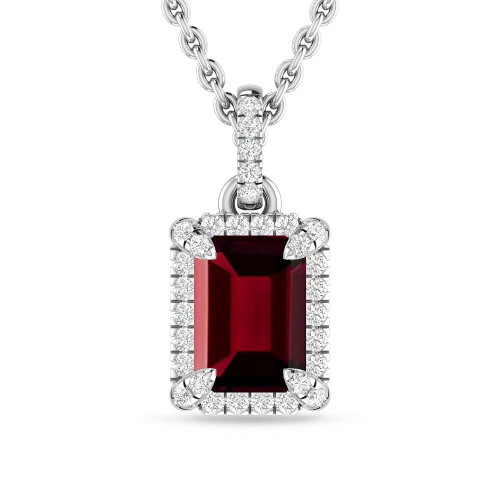 White Gold - Garnet