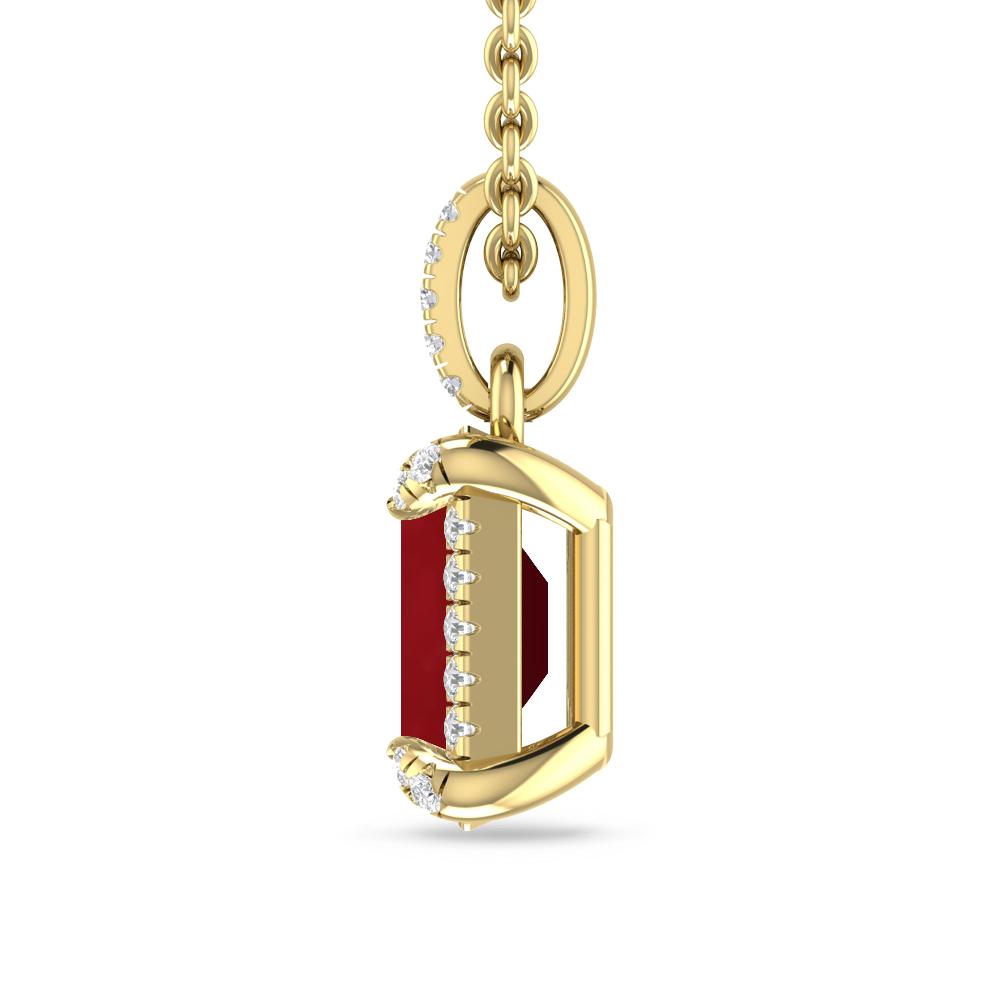 Yellow Gold - Garnet