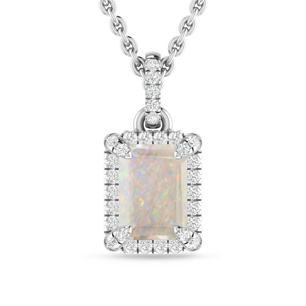 White Gold - Opal