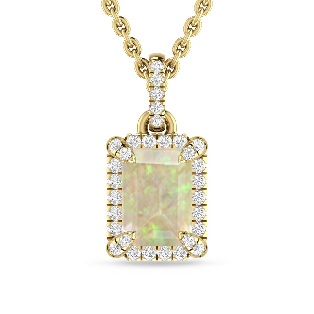 Yellow Gold - Opal