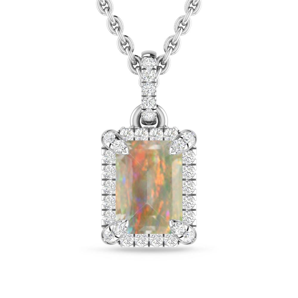 White Gold - Opal