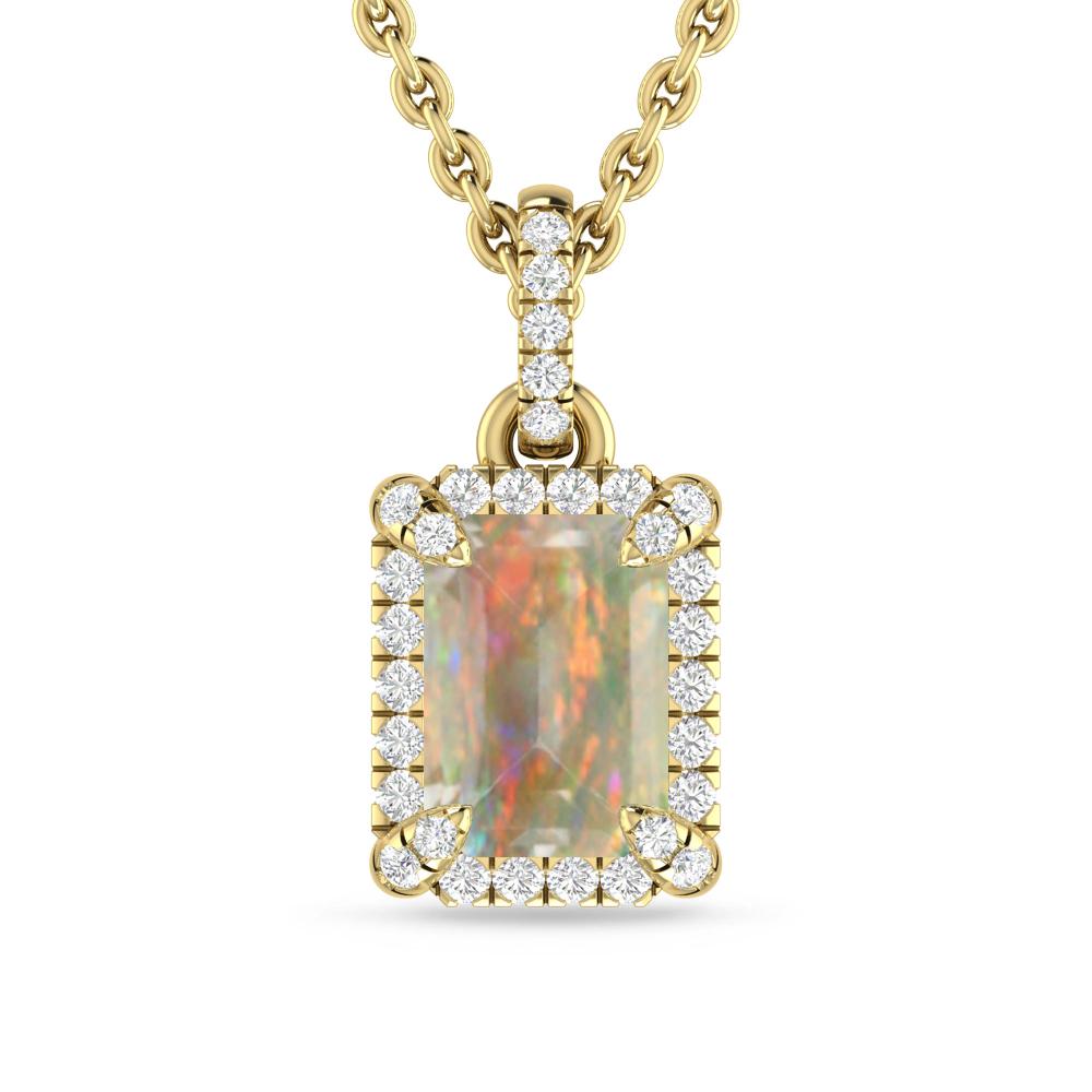 Yellow Gold - Opal