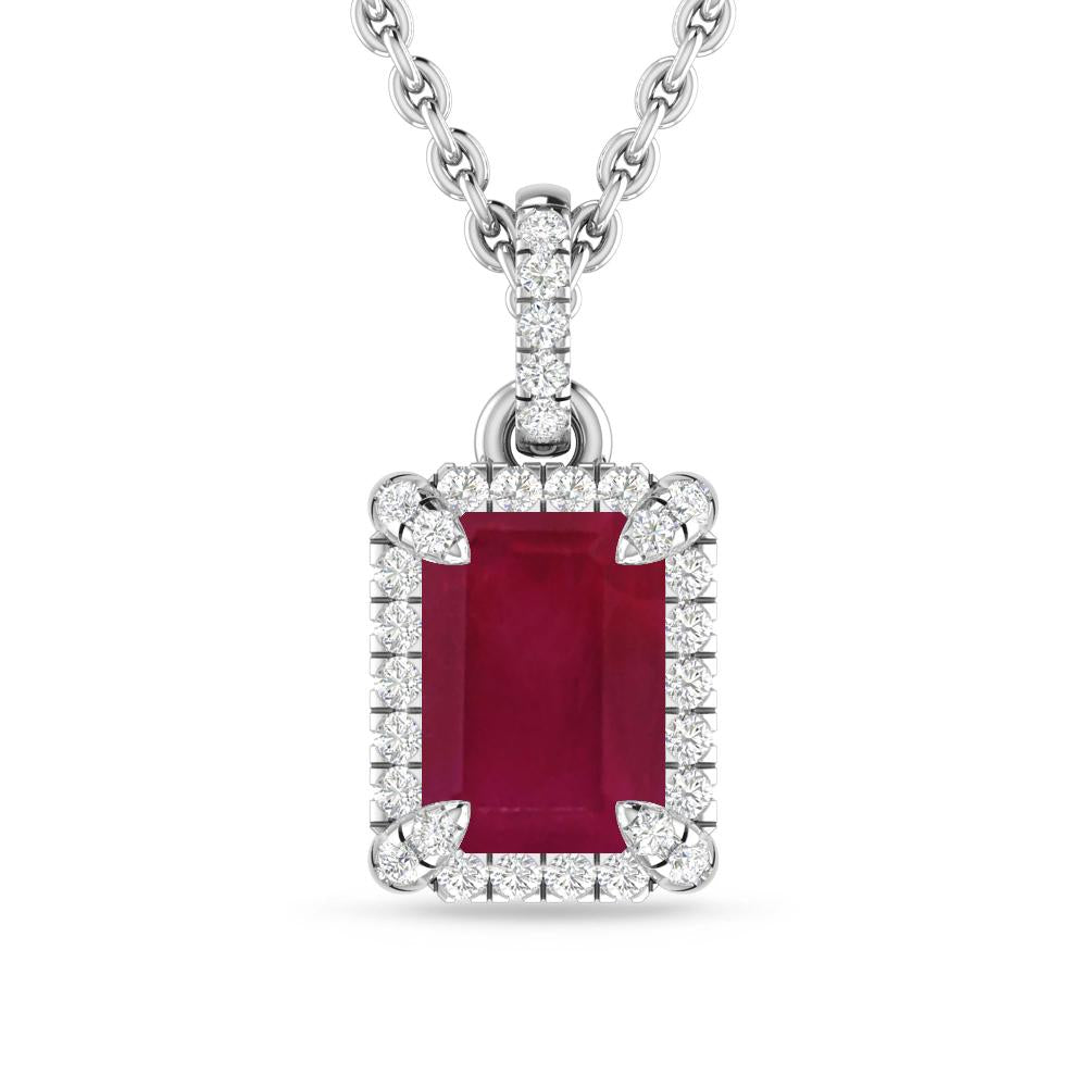 White Gold - Ruby