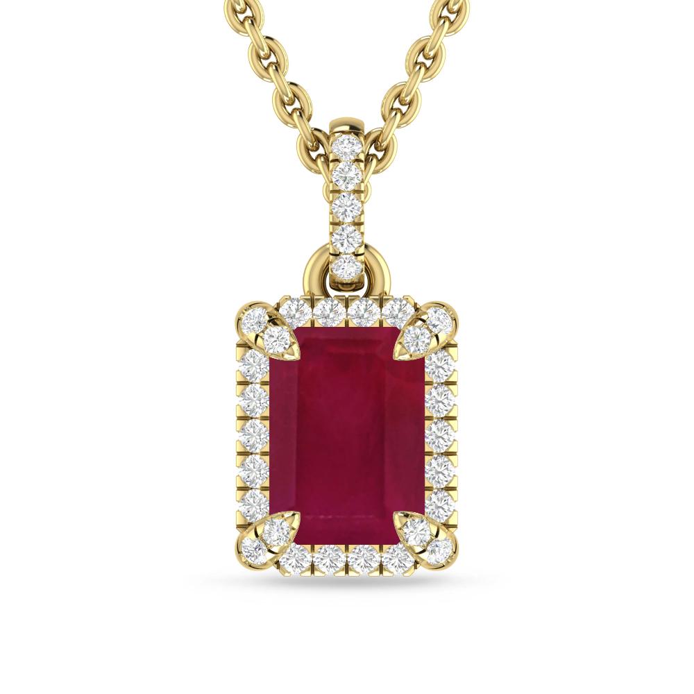 Yellow Gold - Ruby