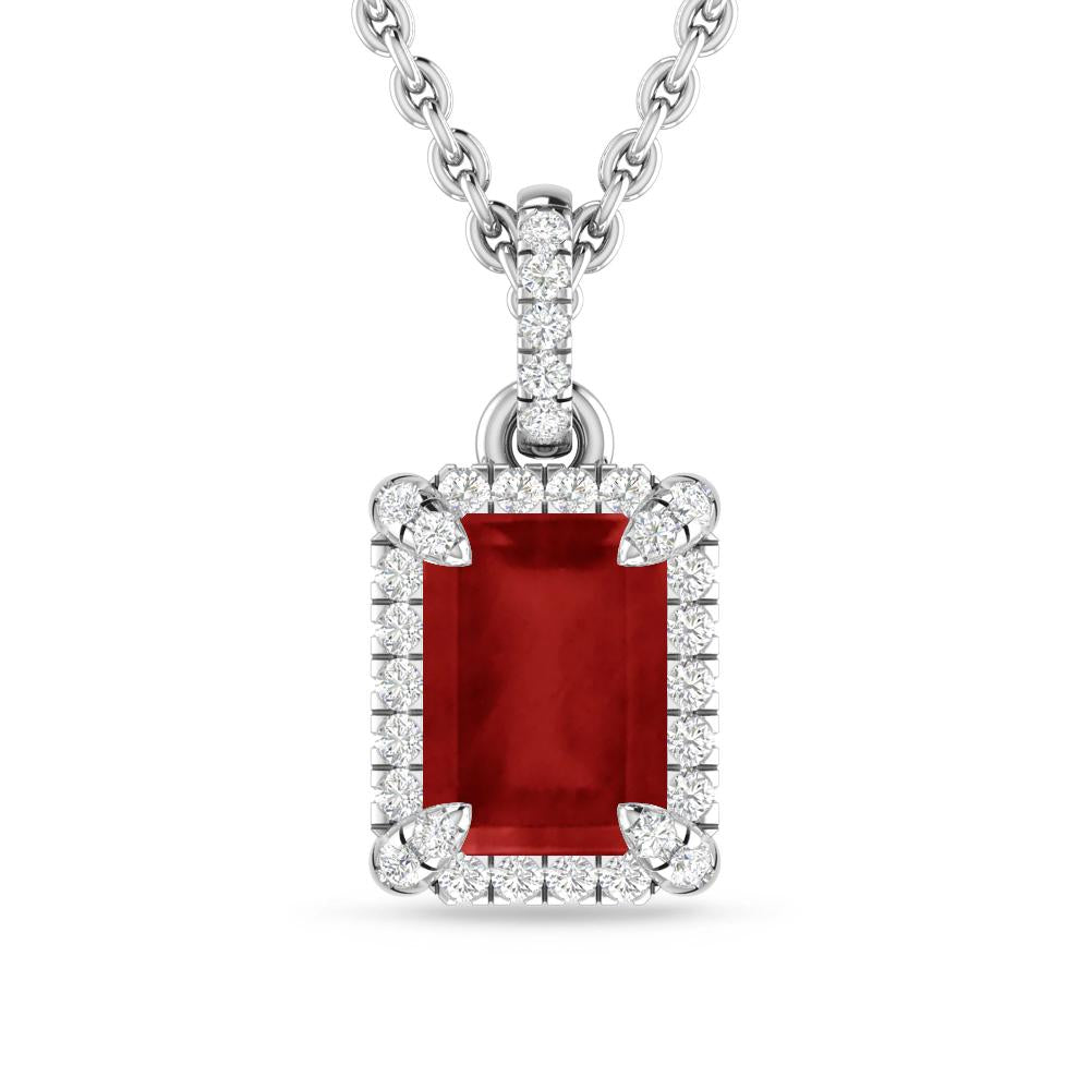 White Gold - Ruby