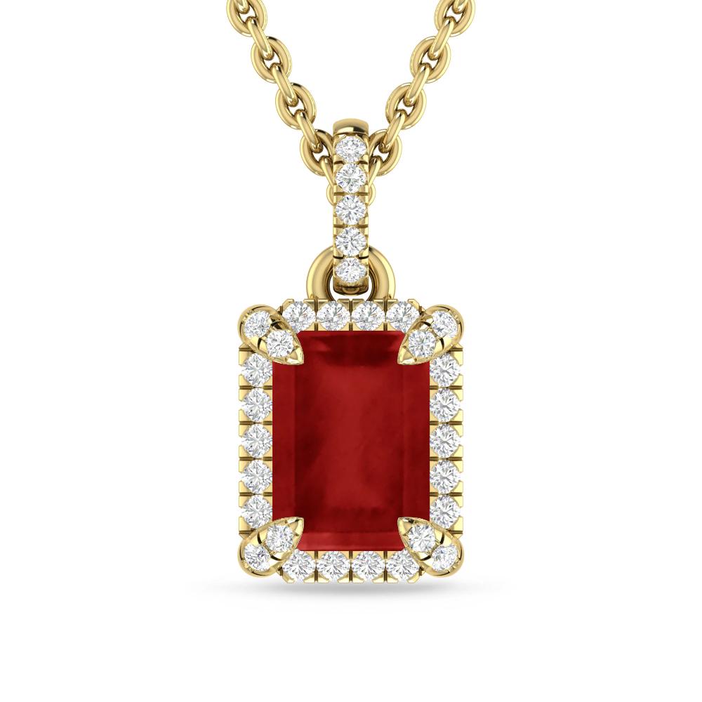 Yellow Gold - Ruby