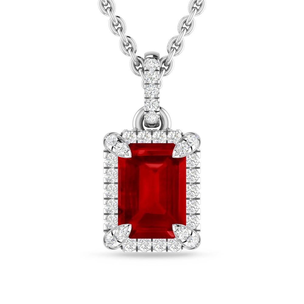 White Gold - Ruby