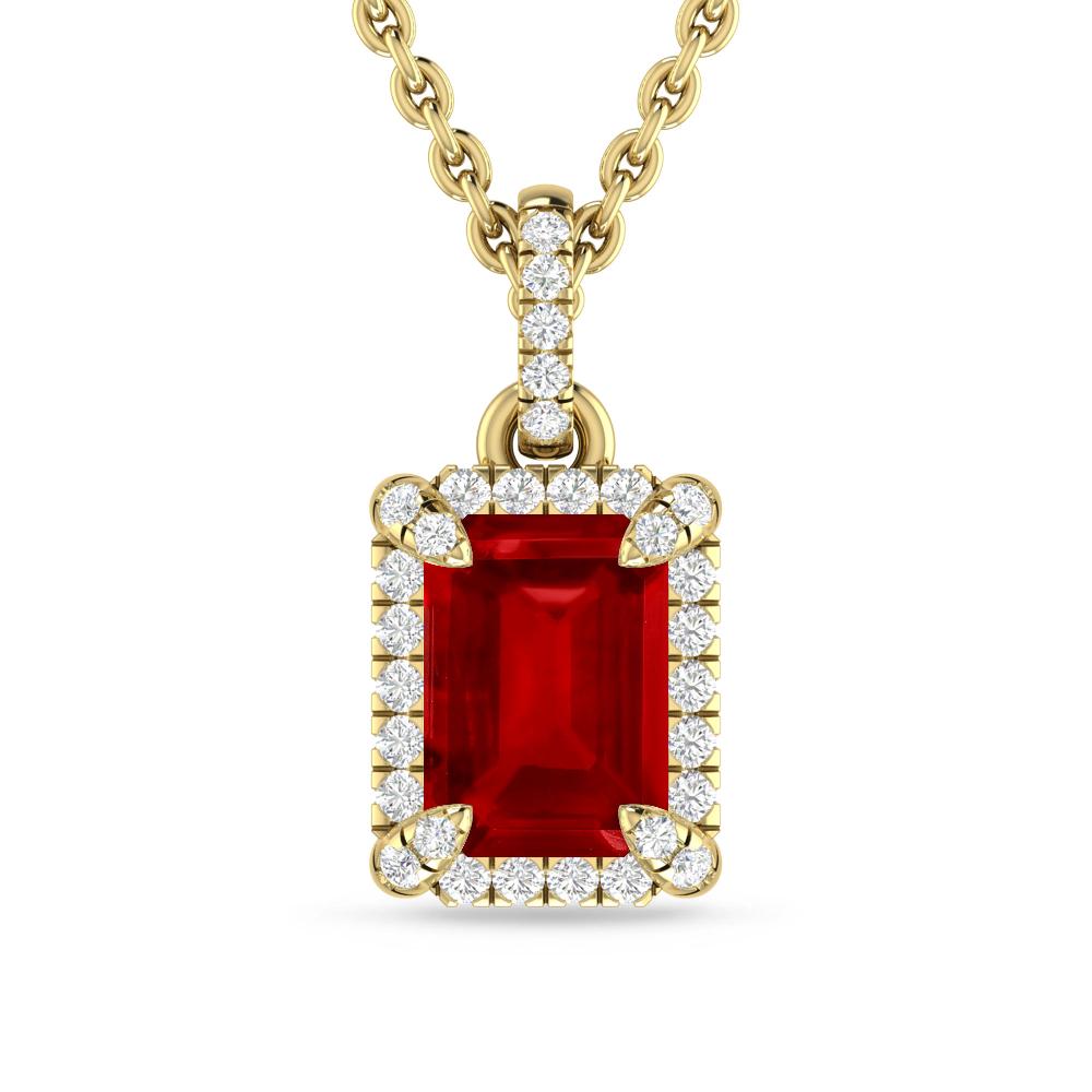 Yellow Gold - Ruby