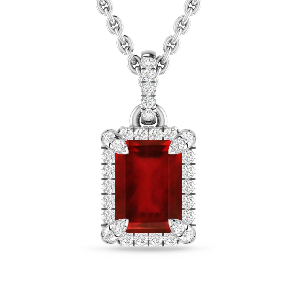 White Gold - Ruby