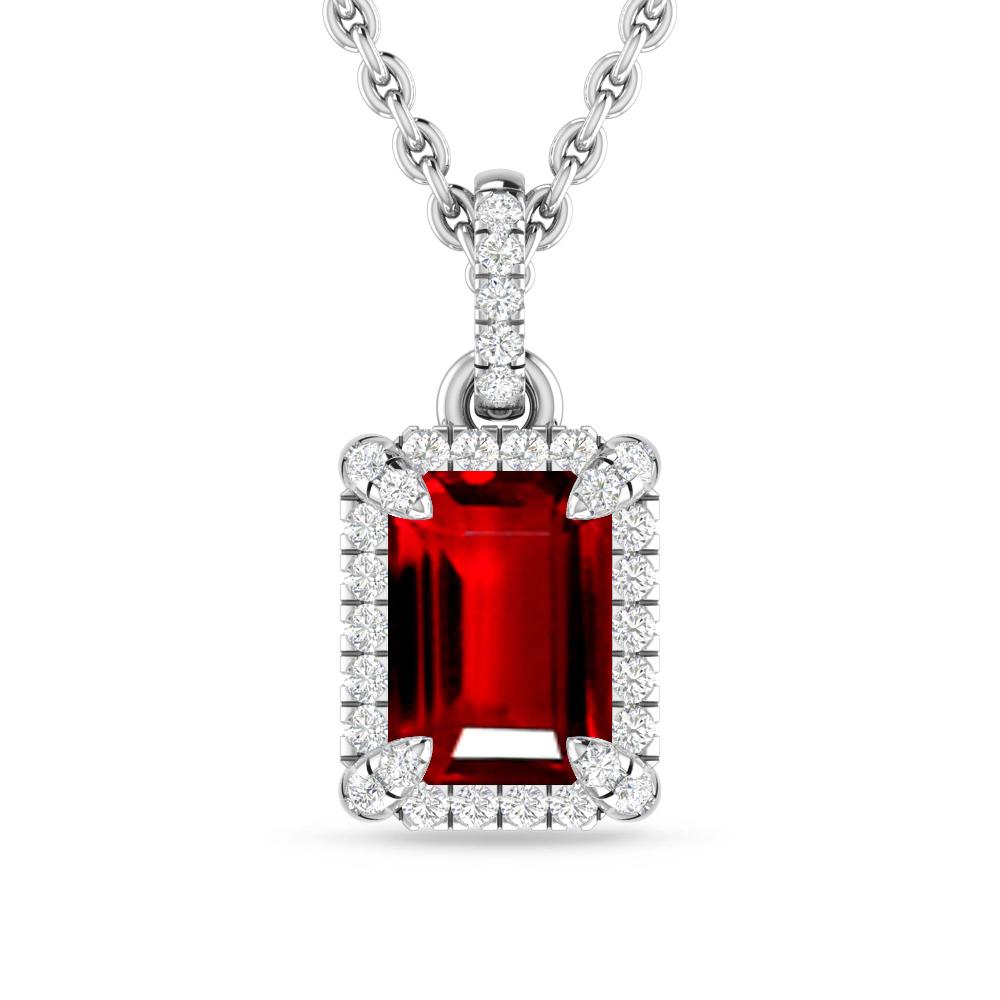 White Gold - Ruby