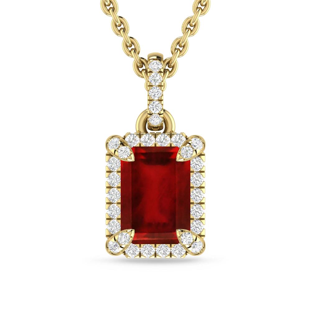 Yellow Gold - Ruby