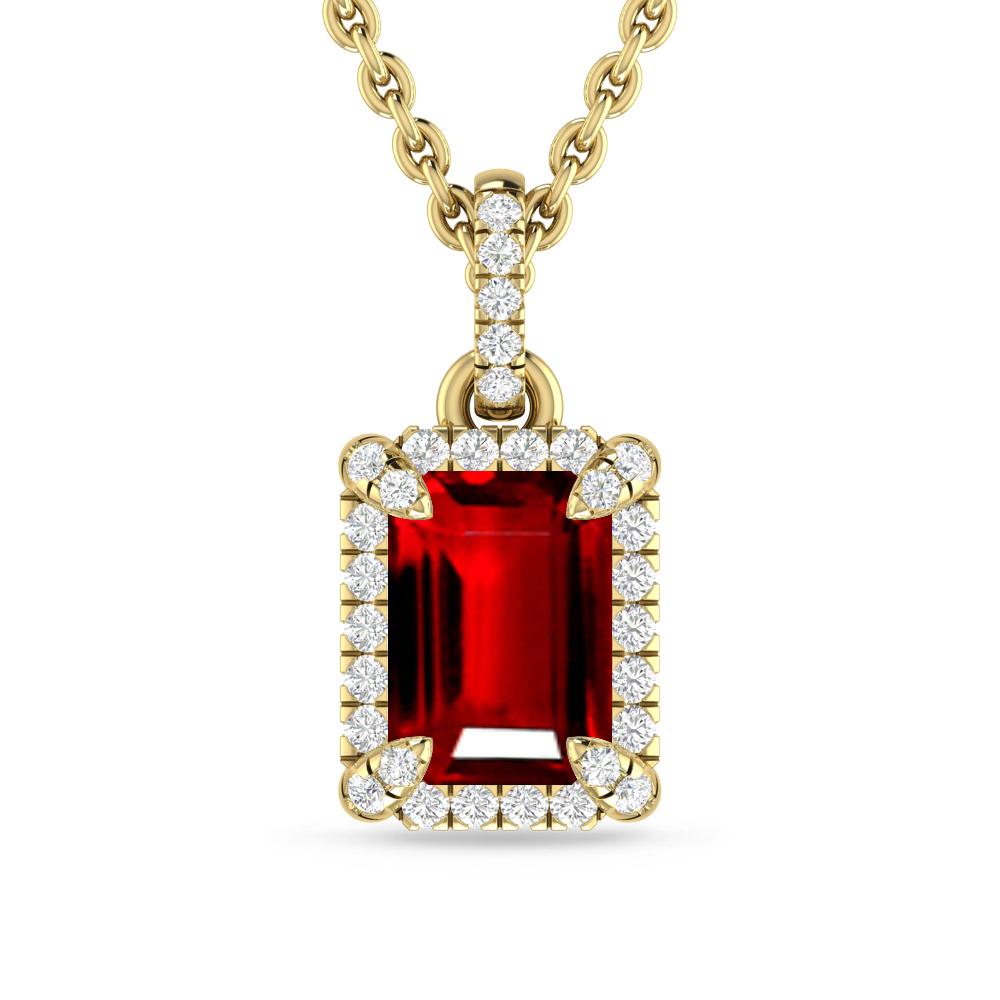 Yellow Gold - Ruby