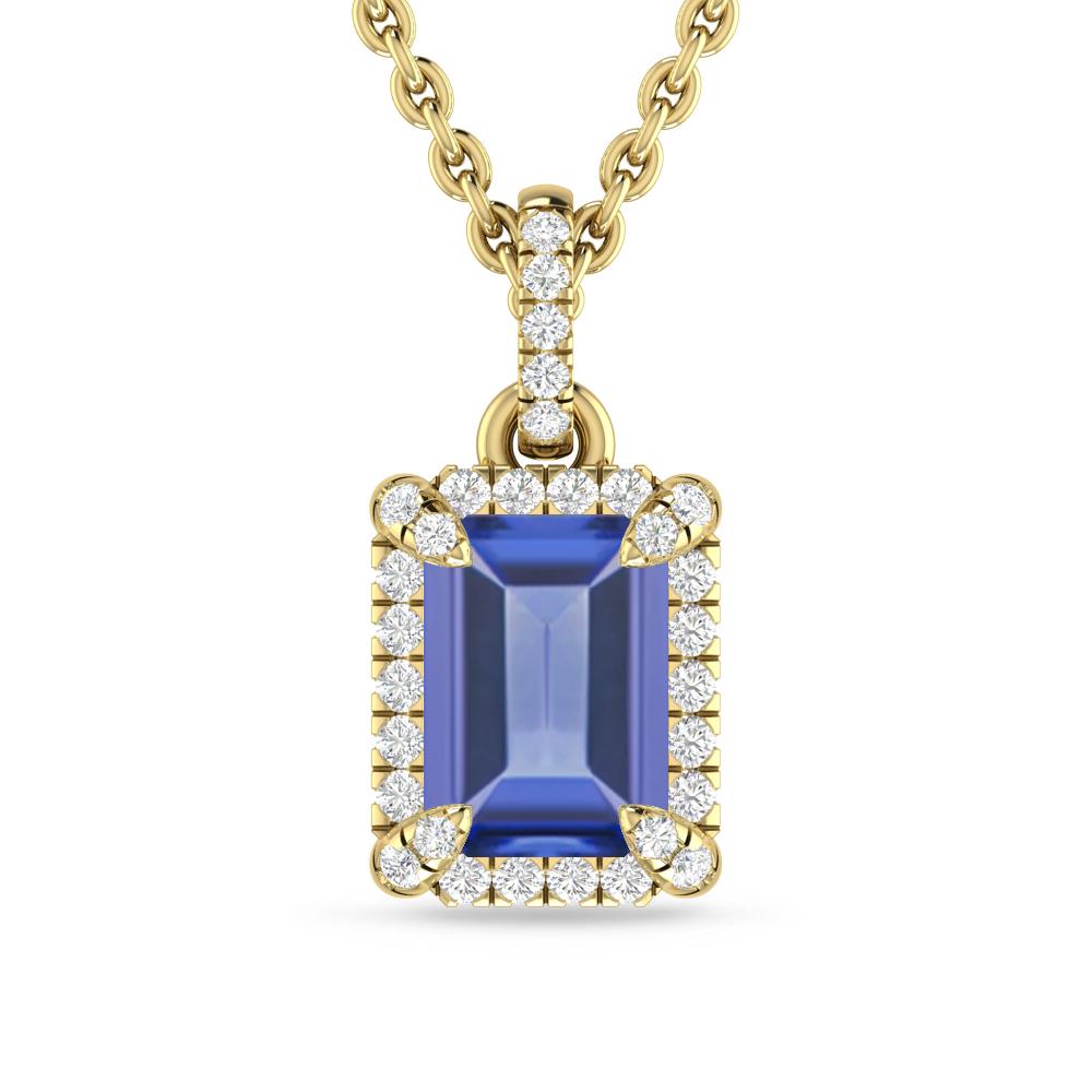 Yellow Gold - Tanzanite