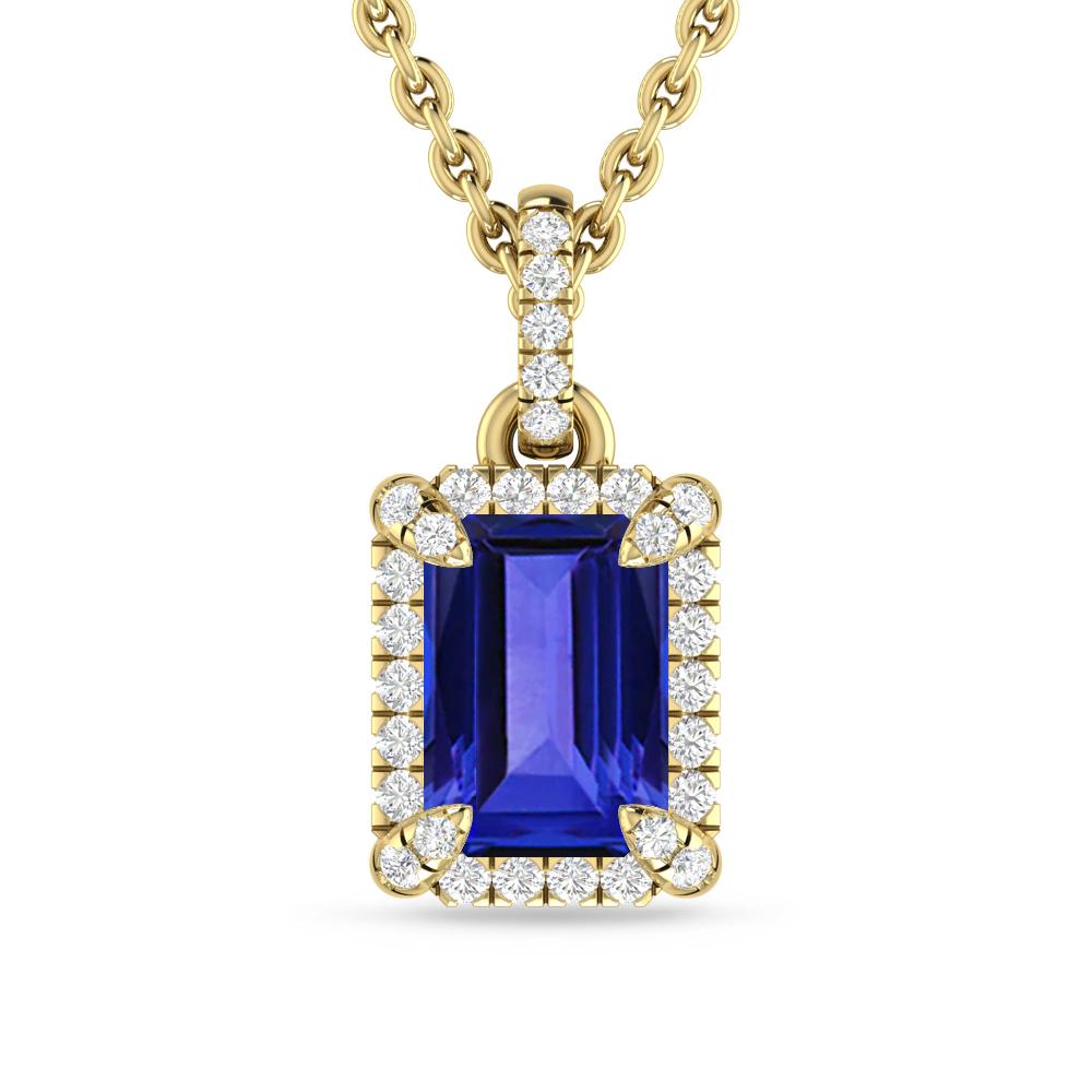 Yellow Gold - Tanzanite