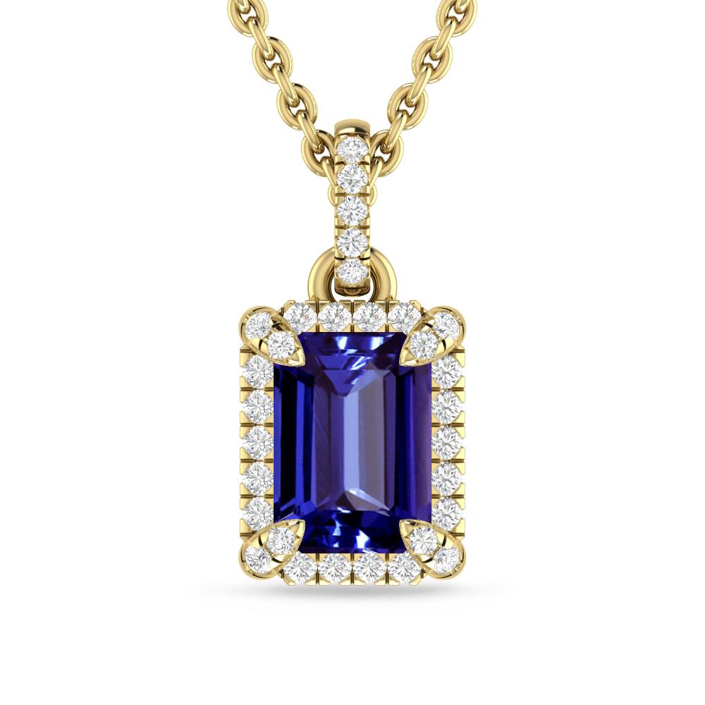 Yellow Gold - Tanzanite