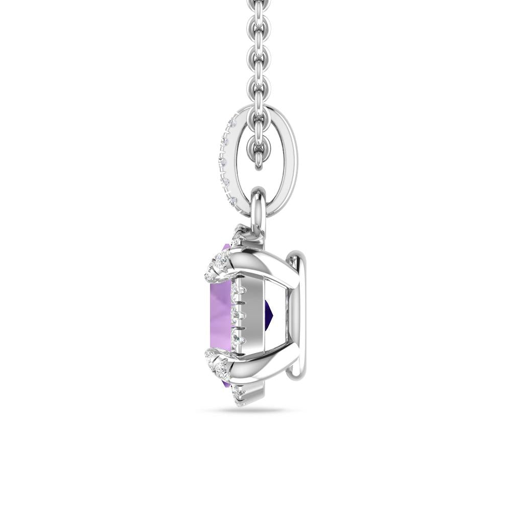 White Gold - Amethyst