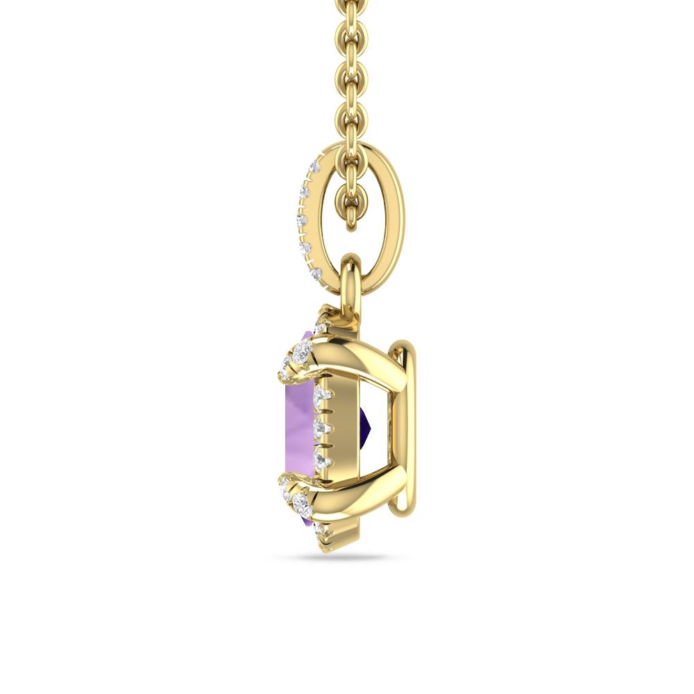 Yellow Gold - Amethyst